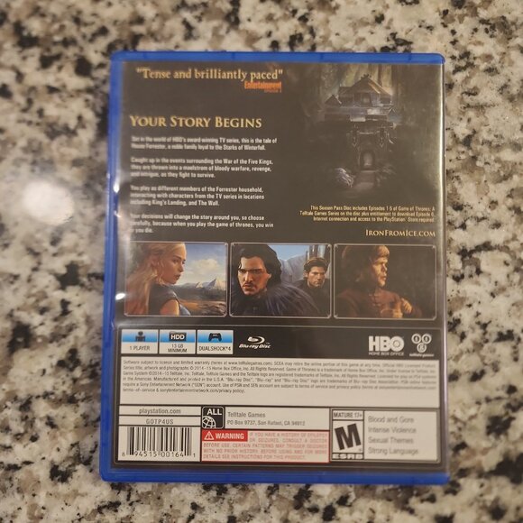 Game of Thrones: Season Pass Disc (Sony PlayStation 4, 2015) - Picture 2 of 3